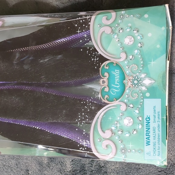 Ursula Disney Store The Little Mermaid Plush & Plastic Vinyl 11" Doll Figure - Picture 3 of 8